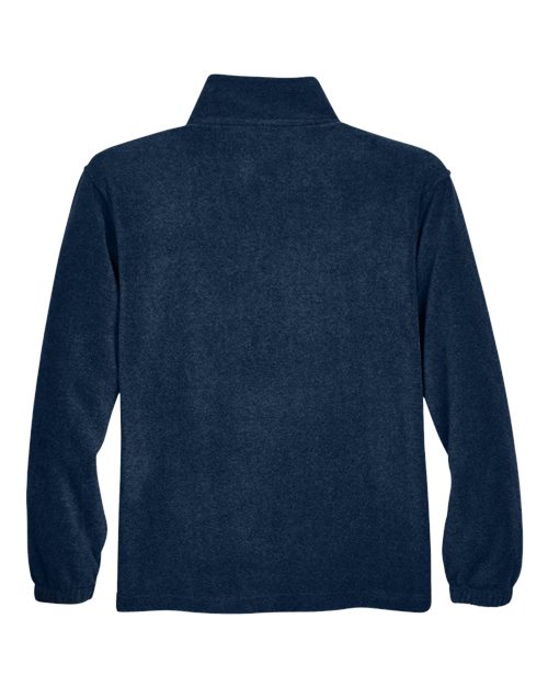 Harriton M980 Adult 8 oz. Quarter-Zip Fleece Pullover #color_NAVY
