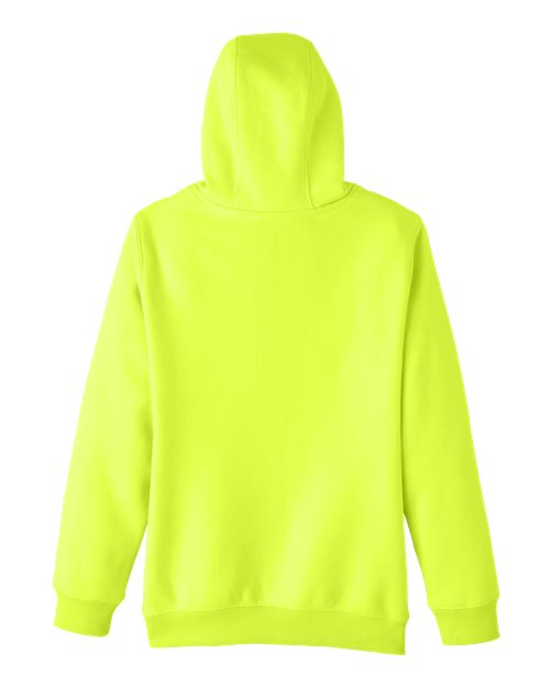 Team 365 TT96Y Youth Zone HydroSport Heavyweight Pullover Hooded Sweatshirt #color_SAFETY YELLOW