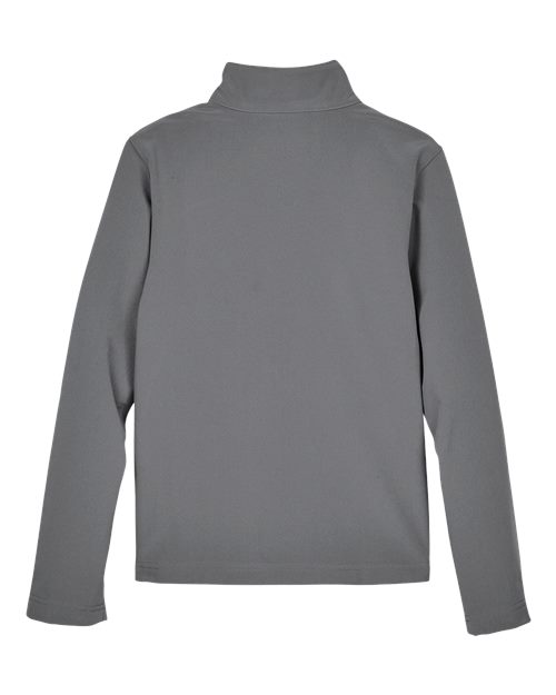 Team 365 TT80Y Youth Leader Soft Shell Jacket #color_SPORT GRAPHITE