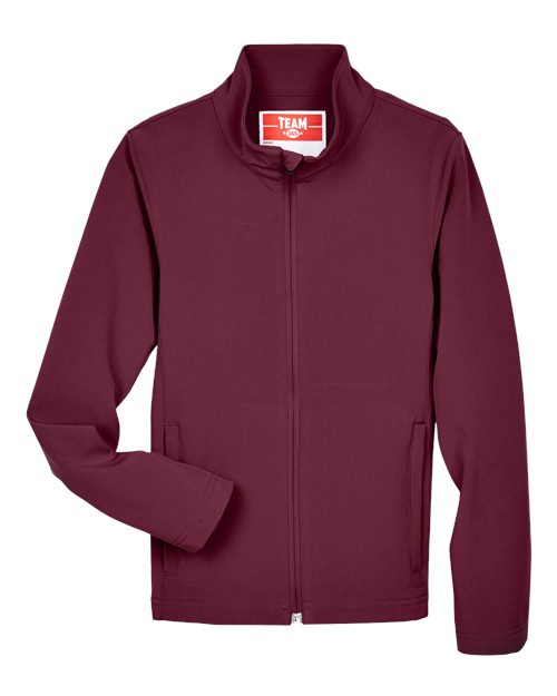 Team 365 TT80Y Youth Leader Soft Shell Jacket #color_SPORT MAROON