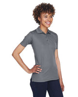 UltraClub 8210L Ladies' Cool & Dry Mesh PiquPolo #color_CHARCOAL