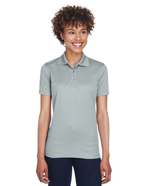 UltraClub 8210L Ladies' Cool & Dry Mesh PiquPolo #color_SILVER