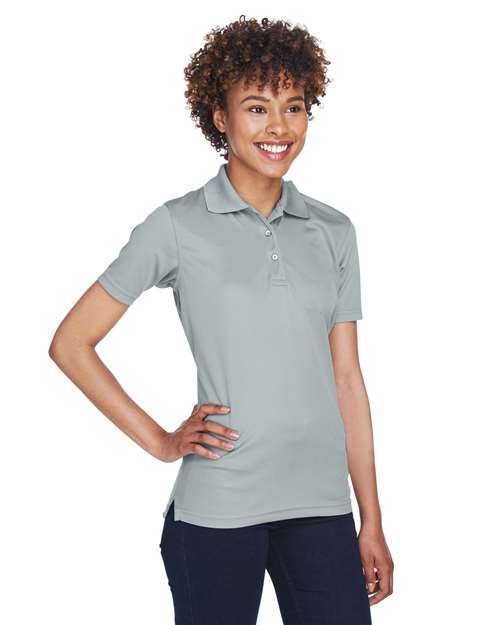 UltraClub 8210L Ladies' Cool & Dry Mesh PiquPolo #color_SILVER