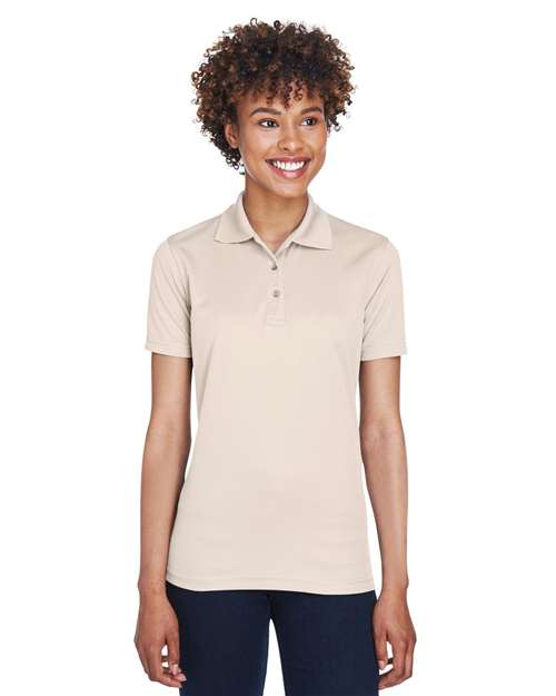 UltraClub 8210L Ladies' Cool & Dry Mesh PiquPolo #color_STONE