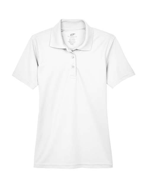 UltraClub 8210L Ladies' Cool & Dry Mesh PiquPolo #color_WHITE