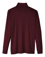 North End NE400 Men's Jaq Snap-Up Stretch Performance Pullover #color_BURGUNDY