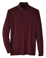 North End NE400 Men's Jaq Snap-Up Stretch Performance Pullover #color_BURGUNDY