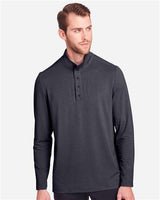 North End NE400 Men's Jaq Snap-Up Stretch Performance Pullover #color_CARBON