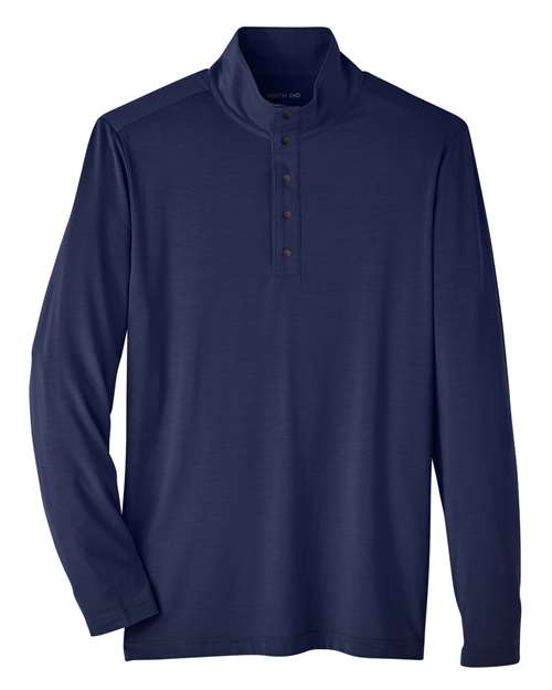 North End NE400 Men's Jaq Snap-Up Stretch Performance Pullover #color_CLASSIC NAVY