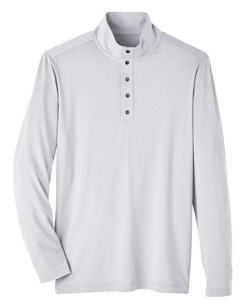 North End NE400 Men's Jaq Snap-Up Stretch Performance Pullover #color_PLATINUM