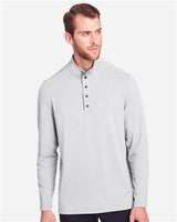North End NE400 Men's Jaq Snap-Up Stretch Performance Pullover #color_PLATINUM