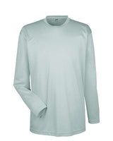 UltraClub 8422 Adult Cool & Dry Sport Long-Sleeve Performance Interlock T-Shirt #color_GREY