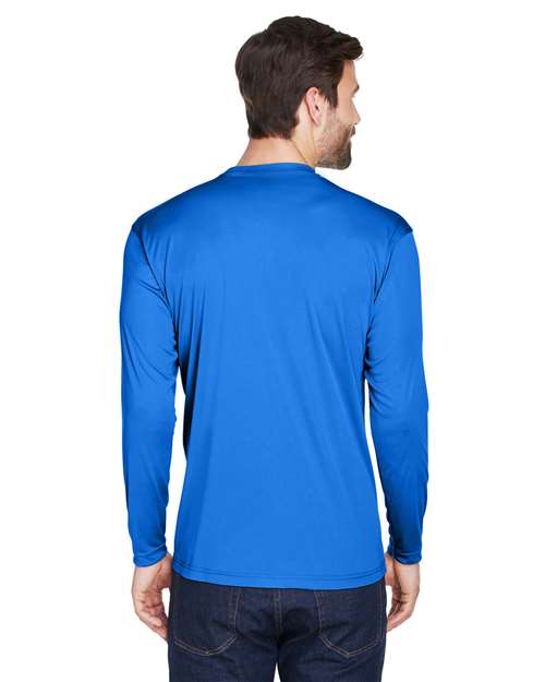 UltraClub 8422 Adult Cool & Dry Sport Long-Sleeve Performance Interlock T-Shirt #color_ROYAL