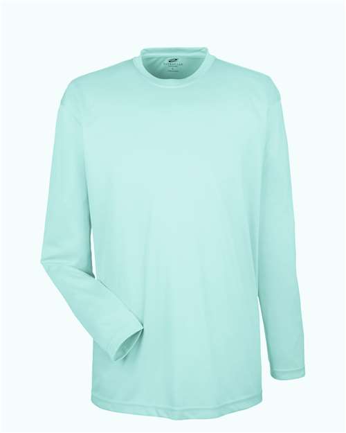 UltraClub 8422 Adult Cool & Dry Sport Long-Sleeve Performance Interlock T-Shirt #color_SEA FROST