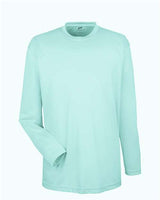 UltraClub 8422 Adult Cool & Dry Sport Long-Sleeve Performance Interlock T-Shirt #color_SEA FROST