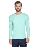 UltraClub 8422 Adult Cool & Dry Sport Long-Sleeve Performance Interlock T-Shirt #color_SEA FROST