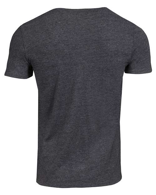 Threadfast Apparel 102A Unisex Triblend Short-Sleeve T-Shirt #color_BLACK TRIBLEND