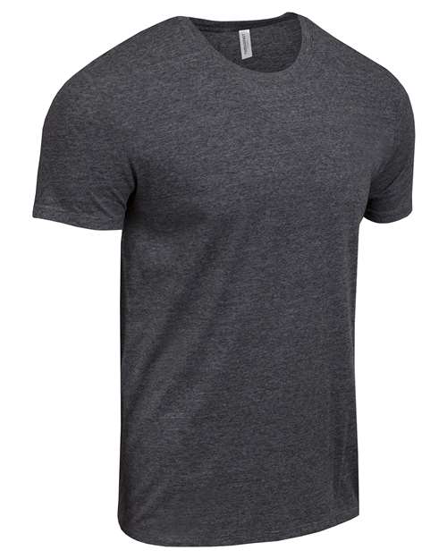 Threadfast Apparel 102A Unisex Triblend Short-Sleeve T-Shirt #color_BLACK TRIBLEND