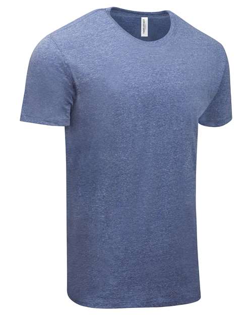 Threadfast Apparel 102A Unisex Triblend Short-Sleeve T-Shirt #color_NAVY TRIBLEND