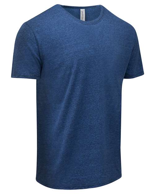 Threadfast Apparel 102A Unisex Triblend Short-Sleeve T-Shirt #color_ROYAL BLK TRBLND