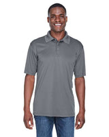 UltraClub 8425 Men's Cool & Dry Sport PerformanceInterlock Polo #color_CHARCOAL
