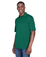 UltraClub 8425 Men's Cool & Dry Sport PerformanceInterlock Polo #color_FOREST GREEN