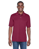 UltraClub 8425 Men's Cool & Dry Sport PerformanceInterlock Polo #color_MAROON