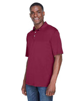 UltraClub 8425 Men's Cool & Dry Sport PerformanceInterlock Polo #color_MAROON