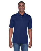 UltraClub 8425 Men's Cool & Dry Sport PerformanceInterlock Polo #color_NAVY
