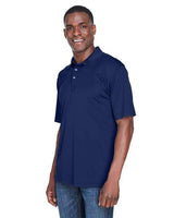 UltraClub 8425 Men's Cool & Dry Sport PerformanceInterlock Polo #color_NAVY