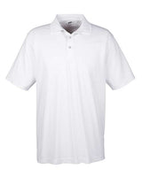 UltraClub 8425 Men's Cool & Dry Sport PerformanceInterlock Polo #color_WHITE