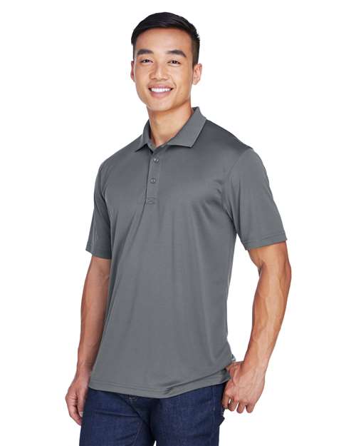 UltraClub 8405 Men's Cool & Dry Sport Polo #color_CHARCOAL