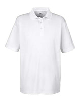 UltraClub 8405 Men's Cool & Dry Sport Polo #color_WHITE