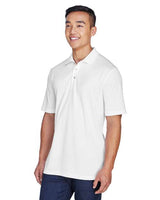 UltraClub 8405 Men's Cool & Dry Sport Polo #color_WHITE