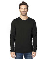Threadfast Apparel 100LS Unisex Ultimate Long-Sleeve T-Shirt #color_BLACK