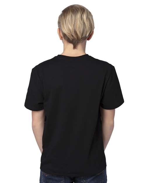 Threadfast Apparel 600A Youth Ultimate T-Shirt #color_BLACK