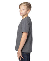 Threadfast Apparel 600A Youth Ultimate T-Shirt #color_CHARCOAL HEATHER