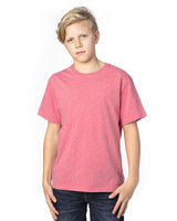 Threadfast Apparel 600A Youth Ultimate T-Shirt #color_RED HEATHER