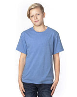 Threadfast Apparel 600A Youth Ultimate T-Shirt #color_ROYAL HEATHER