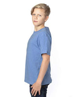 Threadfast Apparel 600A Youth Ultimate T-Shirt #color_ROYAL HEATHER