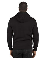 Threadfast Apparel 320H Unisex Ultimate Fleece Pullover Hooded Sweatshirt #color_BLACK