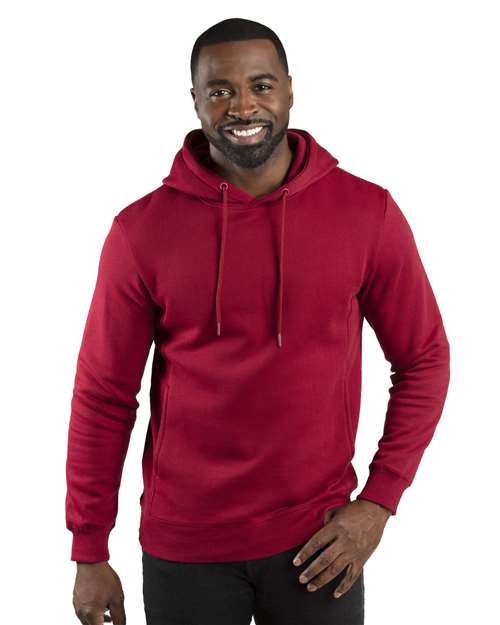 Threadfast Apparel 320H Unisex Ultimate Fleece Pullover Hooded Sweatshirt #color_BURGUNDY