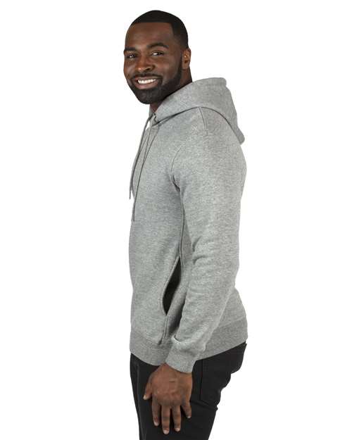 Threadfast Apparel 320H Unisex Ultimate Fleece Pullover Hooded Sweatshirt #color_HEATHER GREY