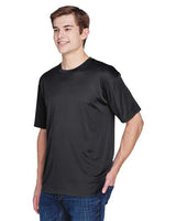 UltraClub 8620 Men's Cool & Dry Basic Performance T-Shirt #color_BLACK