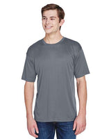 UltraClub 8620 Men's Cool & Dry Basic Performance T-Shirt #color_CHARCOAL