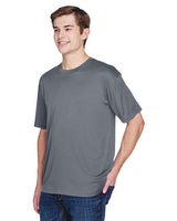 UltraClub 8620 Men's Cool & Dry Basic Performance T-Shirt #color_CHARCOAL