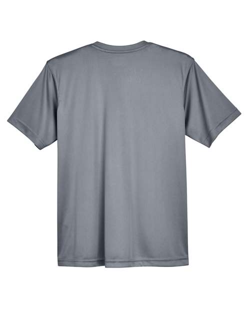 UltraClub 8420Y Youth Cool & Dry Sport Performance InterlockT-Shirt #color_CHARCOAL