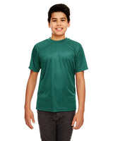 UltraClub 8420Y Youth Cool & Dry Sport Performance InterlockT-Shirt #color_FOREST GREEN