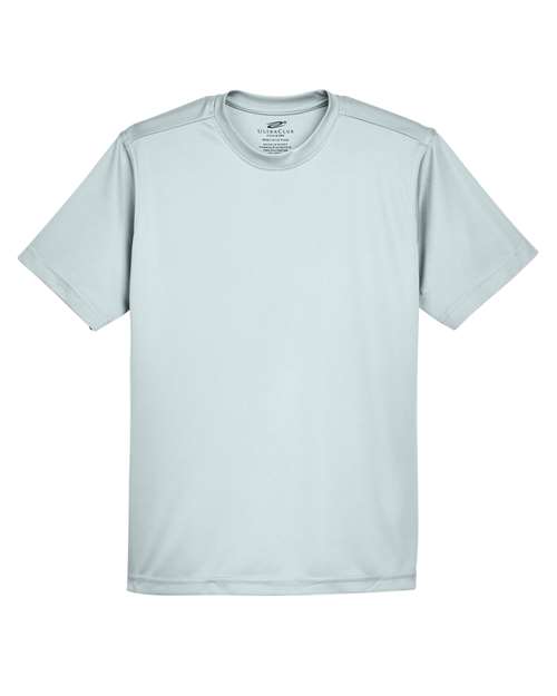 UltraClub 8420Y Youth Cool & Dry Sport Performance InterlockT-Shirt #color_GREY