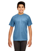 UltraClub 8420Y Youth Cool & Dry Sport Performance InterlockT-Shirt #color_INDIGO
